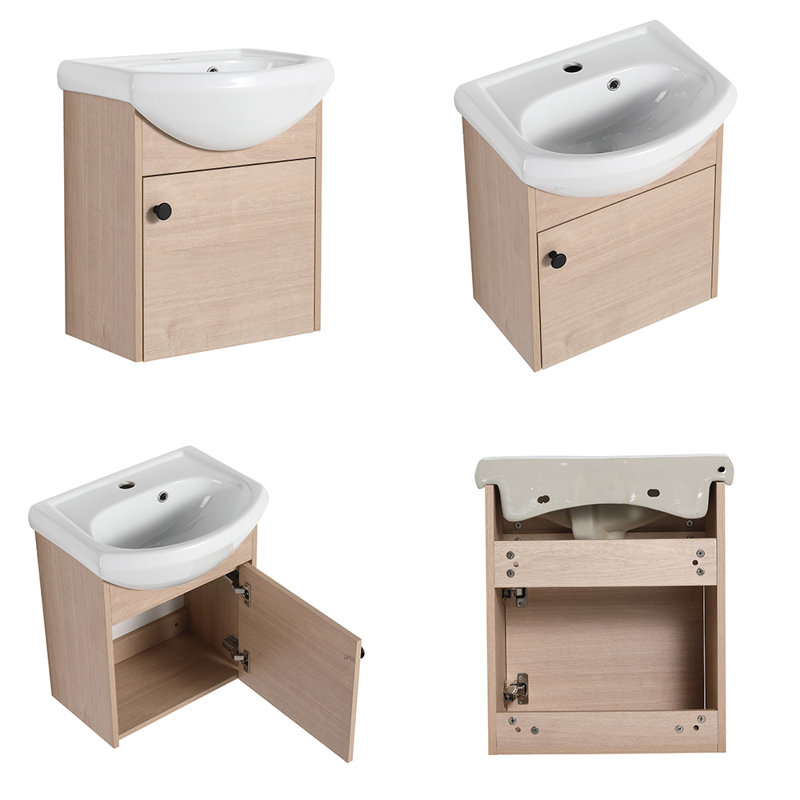 18.1'' Single Bathroom Vanity with Ceramic Top