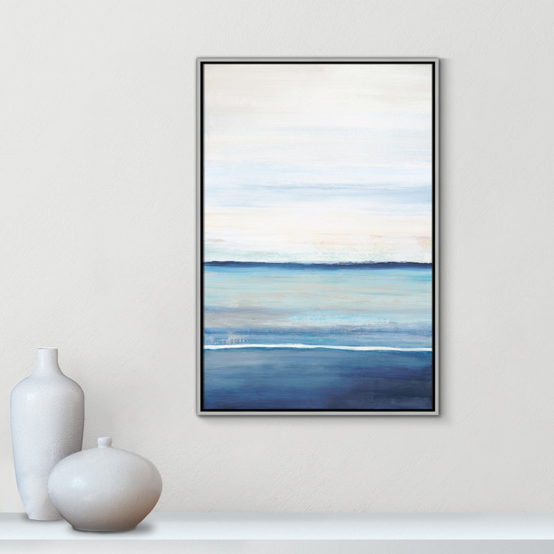 «Emmit Distant Whispers» par Filippo Ioco - reproduction d'art, H 37,5 po x l 25,5 po x P 2 po, Toile avec cadre argenté