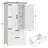 Farmhouse Storage Cabinet, Bathroom Storage Cabinet With With 2 Doors & Drawers-932428400-913086344