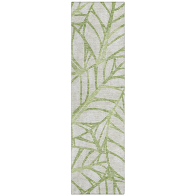 Neysa Washable Floral Indoor / Outdoor Rug