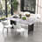 Modern Boucle Dining Chairs Teddy Upholstered Dining Room Chairs Kitchen Chair With Metal Legs Mid Century Modern Chair For Dining Room, Kitchen-156552835-156552844-156552842