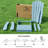 Plastic Adirondack Chair, All-Weather HIPS Outdoor Patio Chairs for Lawn, Garden, Fire Pit, Backyard-1733525811