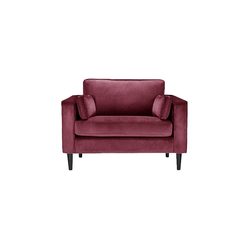 Millerville 2 Seater Velvet Sofa, Plum