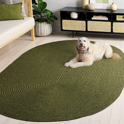 Tapis d'intérieur / extérieur tissé à la main Garbrand