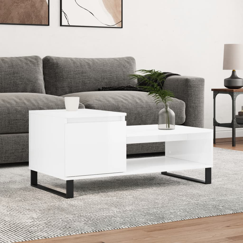 Vidaxl Coffee Table Sonoma Oak 100X50x45 Cm Engineered Wood