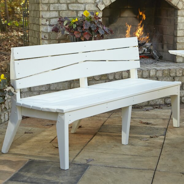 Uwharrie Hourglass Pine Outdoor Bench | Wayfair