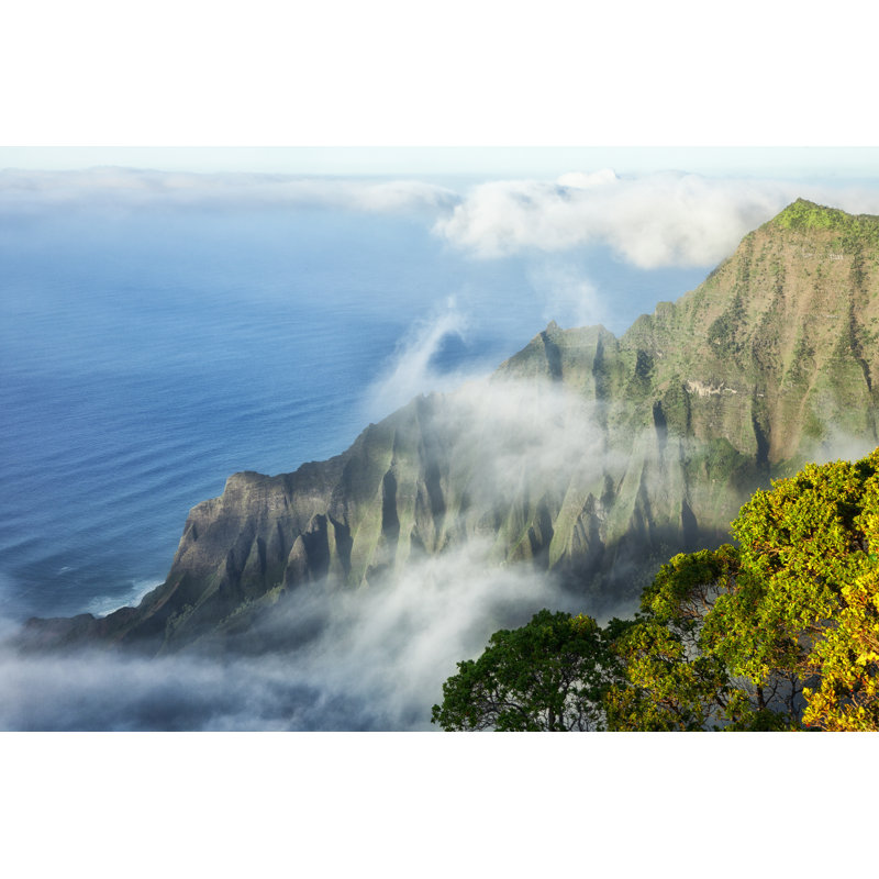 Kalalau Valley 1 Piece Wall Art on Canvas, 81cm H x 122cm W