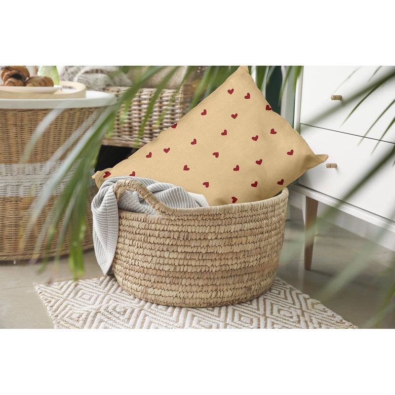 Polyester Indoor/Outdoor Throw Pillow, 14"H x 20"W, Rectangular