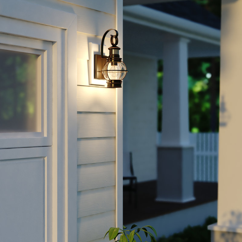Sutton Wall Light, Burnished Bronze, 13.5" H x 6.75" W x 8" D