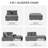 4-in-1 Convertible Sleeper Sofa Bed-1721956927