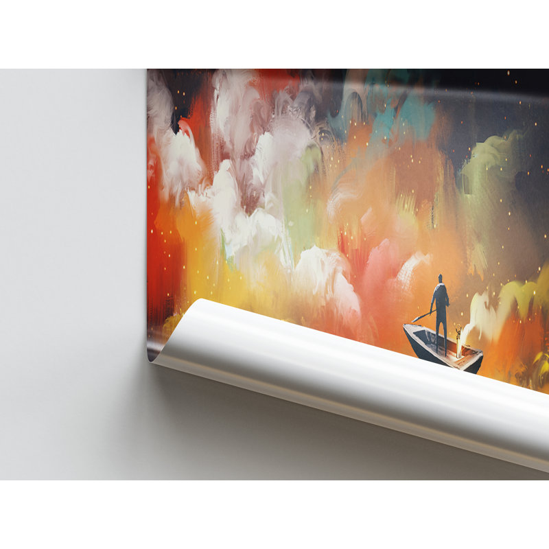 Print on Canvas, Black Floater Frame, 60cm H x 90cm W
