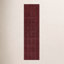 Mazzi Burgundy Hand-Loomed Geometric Wool Rug