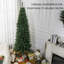 Arbre de Noël artificiel 7 pi avec ouverture automatique vert pour la maison