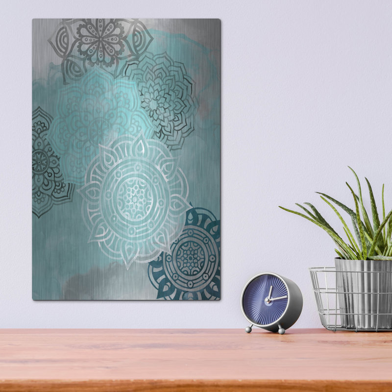 «Ink Blot Mandala II» par Grace Popp, H 16 po x l 12 po