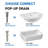 Pop-Up Bathroom Sink Drain Stopper with Overflow-104076469