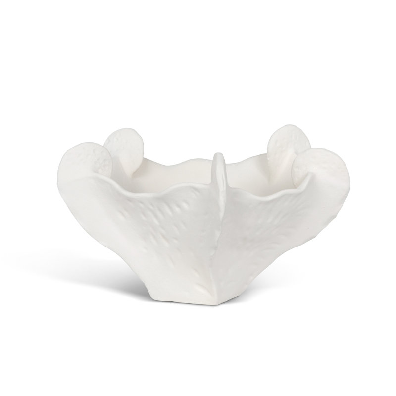 Coral Bowl, Matte White