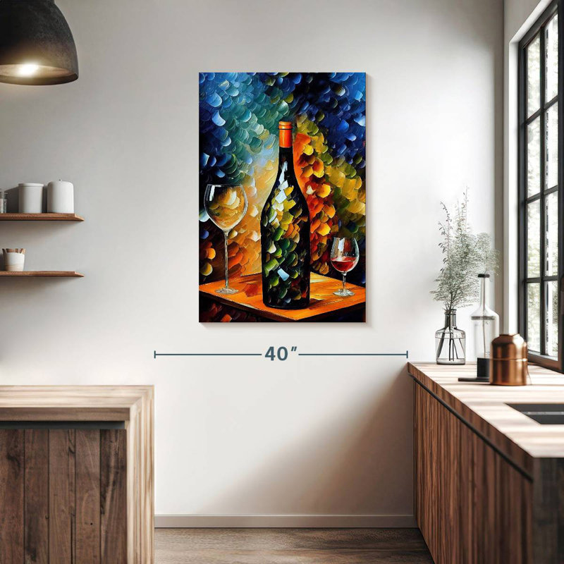 Yarlin Splashy Wine, H 39 po x l 26 po