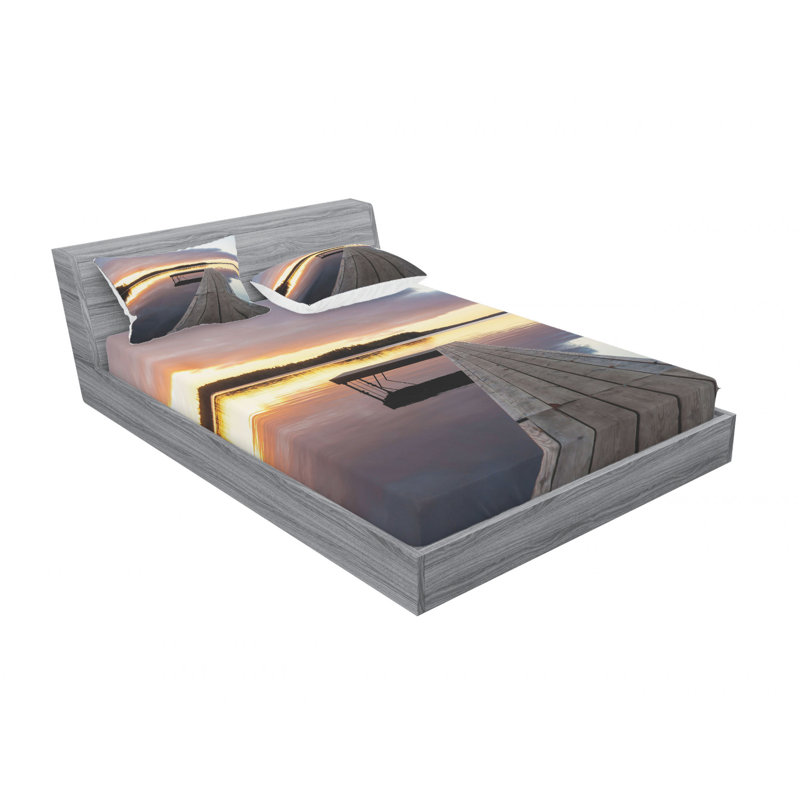 Ensemble de draps Serenity, Ensemble de drap pour grand lit avec drap-housse