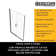 Distinctive Elite 53.06'' - 54'' W x 71.38'' H Hinged Semi-Frameless Shower Door with Clear Glass
