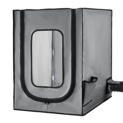 Boîtier pour imprimante 3D avec ventilation, tente d'imprimante 3D en résine Oxford imperméable, résistant à la poussière, boîtier de protection à température constante avec DEL, compatible avec Photon Mono / Mars 3, imprimante à cristaux liquides / LCD