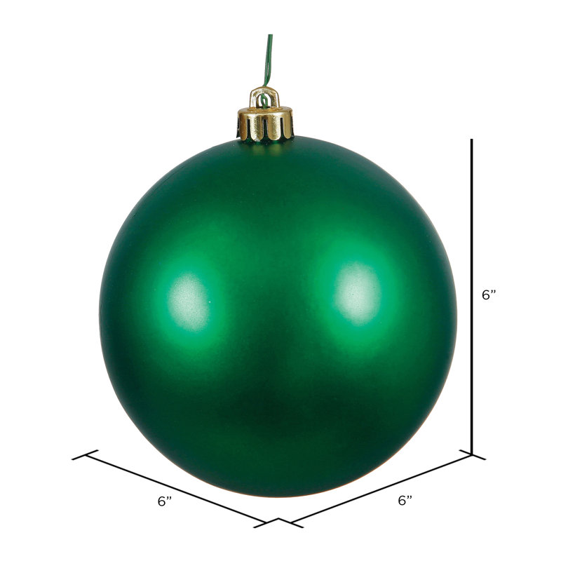 Ornement boule à boule percée uv sequin, Émeraude