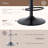 Swivel Adjustable Height Bar Stools, Leather Upholstered Counter Stools, Modern Pub Stool-267859241-246650751