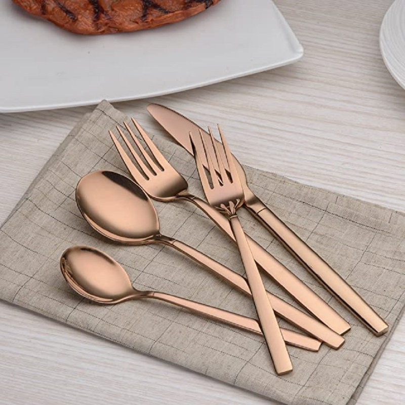 Everly Quinn Stainless Steel Flatware Set - Service for 4