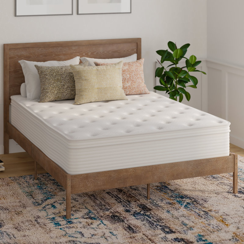 Verona 14" Premium Comfort Euro Top Hybrid Pocket Spring and Memory Foam Mattress, Queen