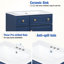 Meuble-lavabo de salle de bain avec lavabo en céramique 24 po - Poignées sophistiquées, style transitionnel peu encombrant, fabrication-1947939464