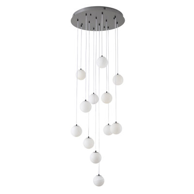 Transitional 12-Light Globe Chandelier 