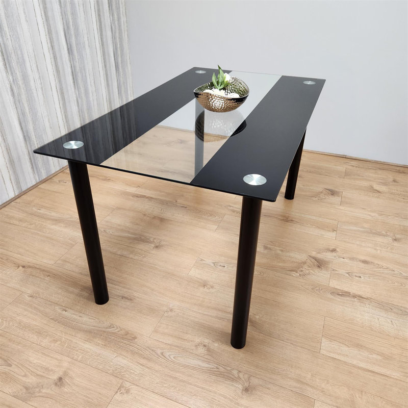 Glass Top Dining Table