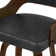 Swivel Upholstered Bar Stool, Counter Stool With Wood Frame (Set Of 6)