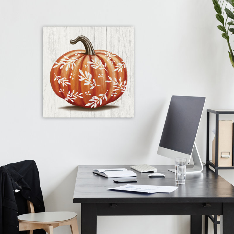 Automne citrouille campagne moderne, art de campagne moderne, H 18 po x l 18 po