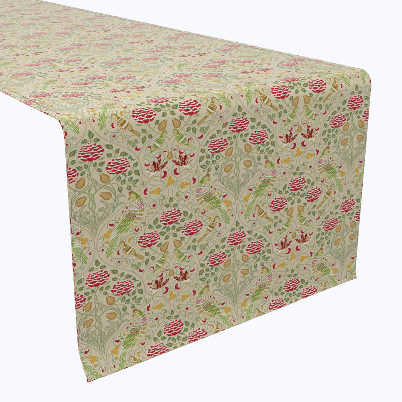 Fabric Textile Products, Inc. Table Runner, 100% Cotton, Floral 81, 16" x 72"