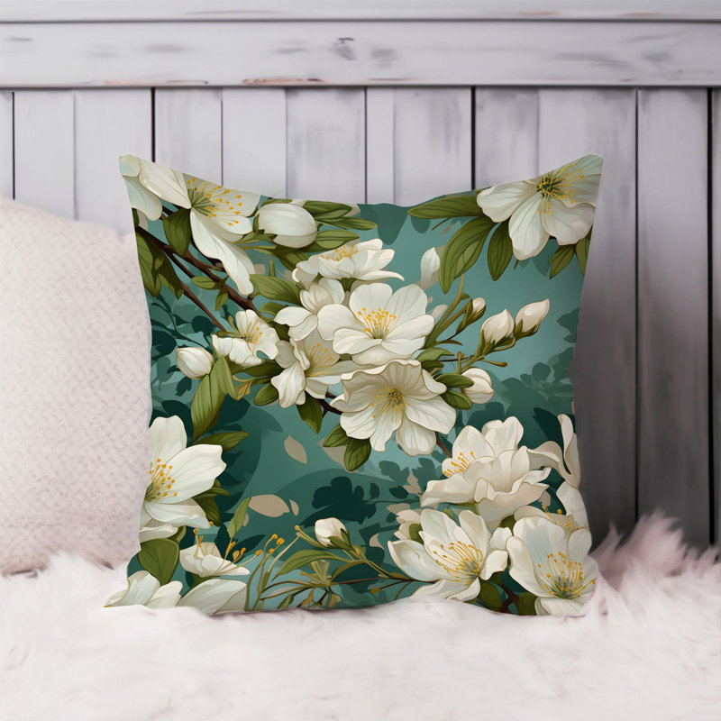 Floral Jasmine Flowers IV Modern, 20"H x 20"W