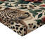 Drap-housse léopard Ambesonne_ Feuilles de roses Animaux sauvages_ Vert paon et caramel-95977579