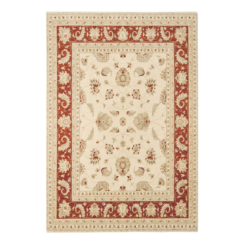Ferrero Wooven Wool Beige Rug, Rectangle 130 x 190cm