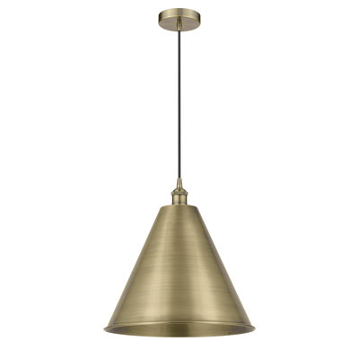 Edison Cone 1 - Light Single Pendant