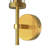 Dimmable Plug In Wall Sconce, 3000K, Cylinder Glass Shade, Remote & Timer Control