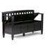 Banc de rangement pour hall d'entrée Brooklyn