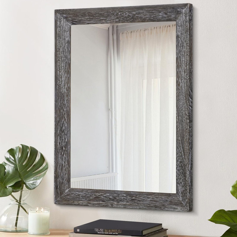 Rectangle Mirror, Grey