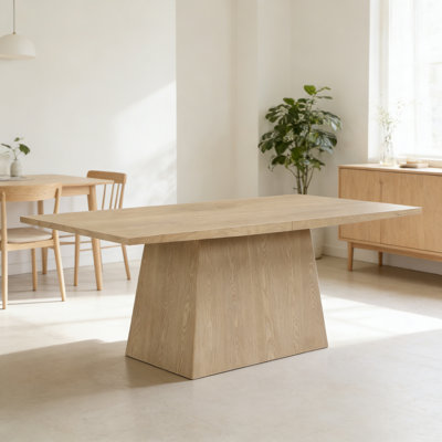 82 Inches Lowell Pedestal Dining Table