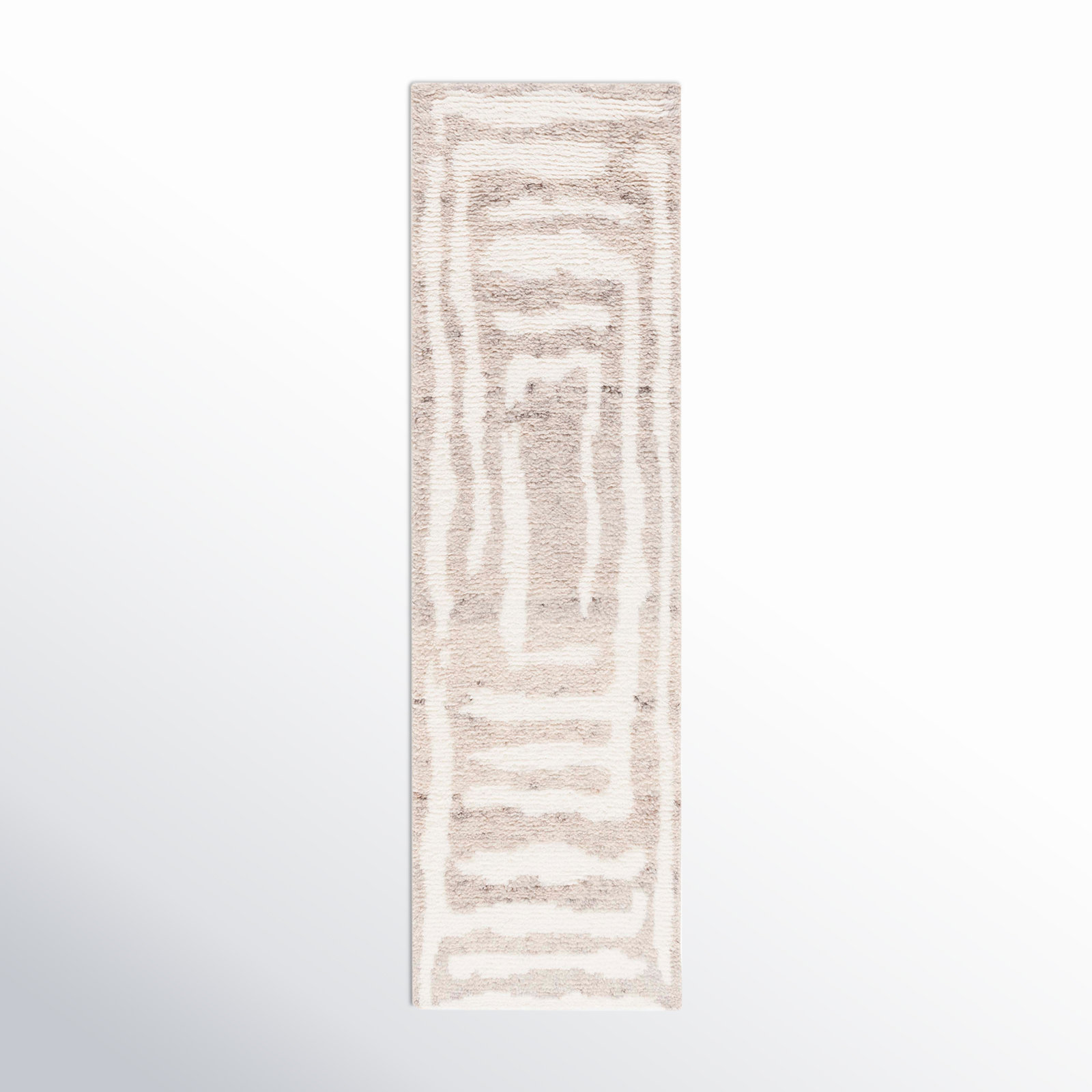 Kass Handmade Wool Rug, Runner 2'3" x 8'
