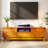 Caramel Wood TV Stand for TVs up to 80" with Media Storage Console Table-1674788273