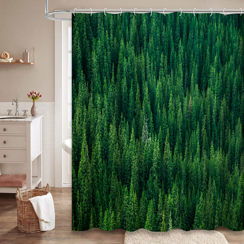 Rideau de douche Tops Trees, L 72 po x l 84 po