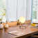 1-Light Small Table Lamp For Bedroom Bronze Metal Bedside Lamp White Lamp Plug In Globe Table Lamp