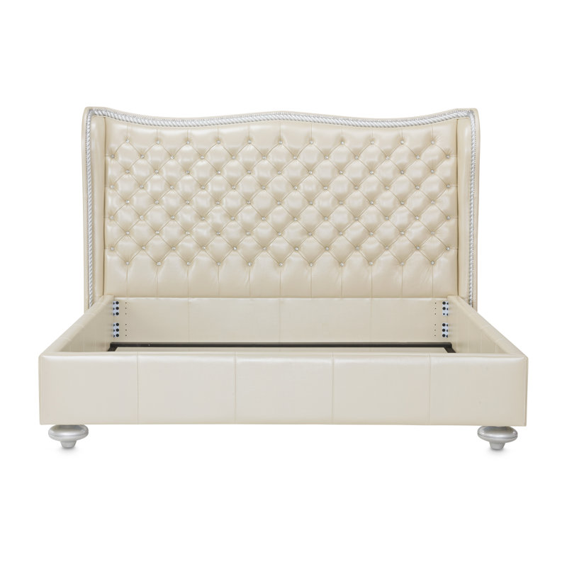 Hollywood Swank Upholstered Bed, King