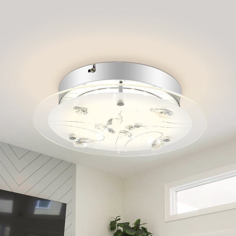 12W Modern Dimmable LED Flush Mount Ceiling Light For Kitchen