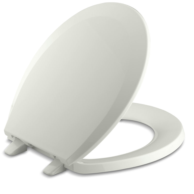 Lustra with Quick-Release Hinges Toilet Seat, Dune, Round