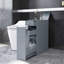 Armoire de toilette pour salle de bain - Gris. Peu encombrant et fonctionnel. Plusieurs compartiments.